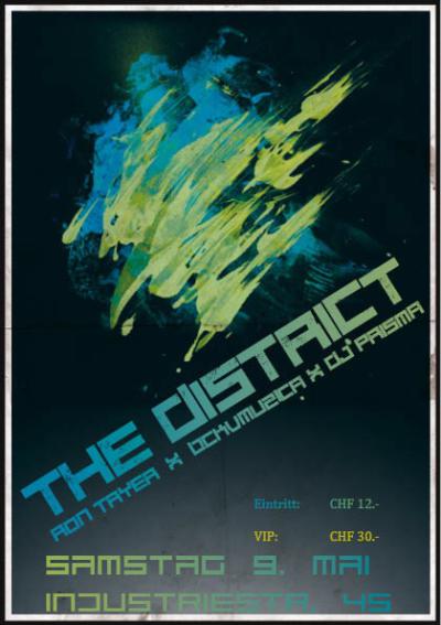 Flyer The District - Party