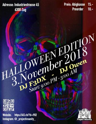 Flyer Halloween Party Neon