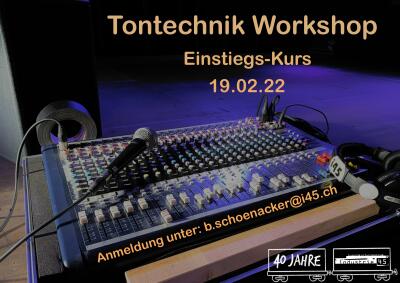 Flyer Tontechnik Workshop