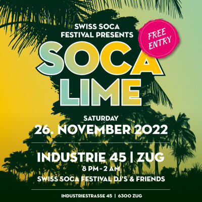 Flyer Soca Lime: Swiss Soca Festival Thank You Party