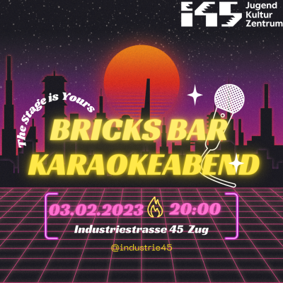 Flyer Bricks Bar: Karaokeabend
