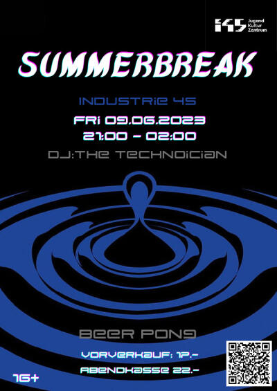 Flyer Summer Break Party 